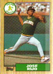 1987 Topps Baseball Cards      034      Jose Rijo